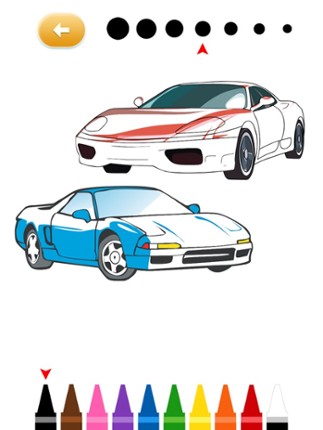 Cars Coloring Pages Printable Free For Girls And Boys screenshot