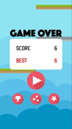 Color Red Geometry Bird Square Blok Jump Dash Spikes Image