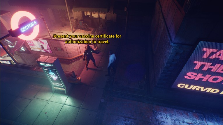 Curvid Nurntine and the Black Vaccine screenshot