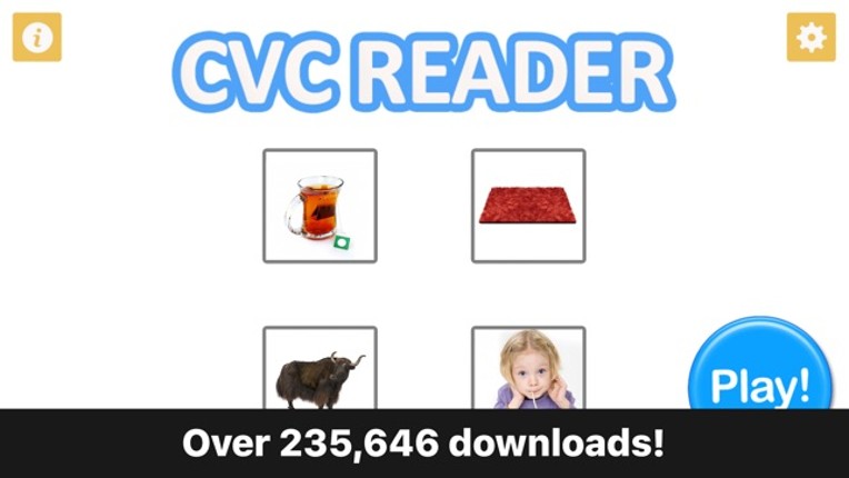 CVC Words Reader - Learn to Read 3 Letter Words screenshot