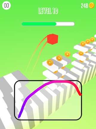 Draw Jump 3D : Bouncy Cube screenshot