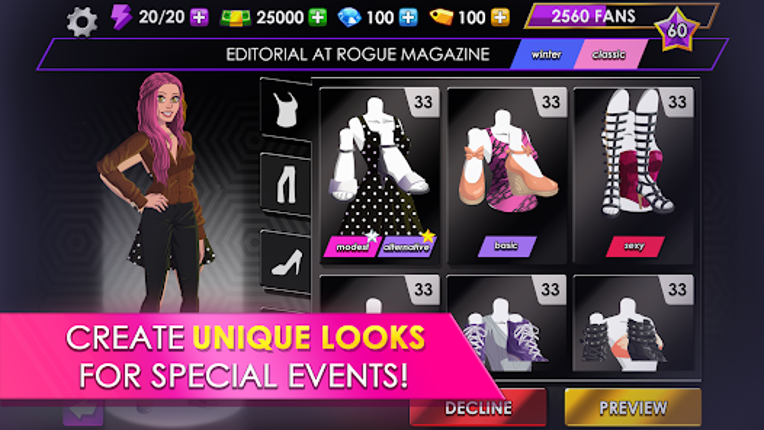 Fashion Fever: Dress Up Game screenshot