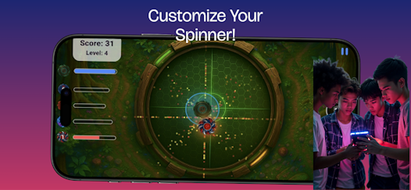 Spin Rush: Spinner Blade Arena screenshot