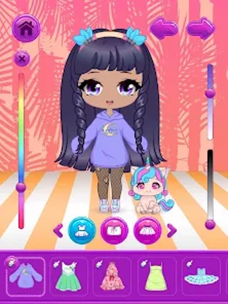 Chibi Dress Up Beauty Salon Image