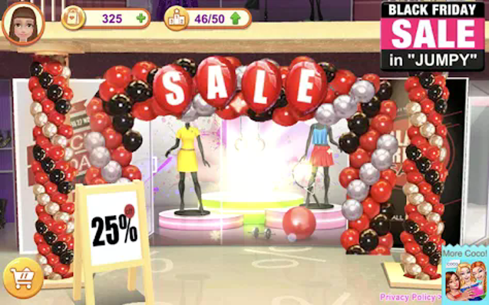 Black Friday Fashion Mall Game screenshot