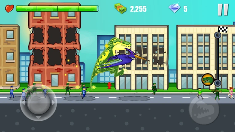 Jurassic Dinosaur City Rampage screenshot
