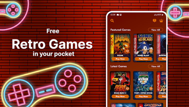 Retro Games 90s Emulator Image