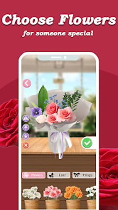 Flower Maker Game: Valentine Image