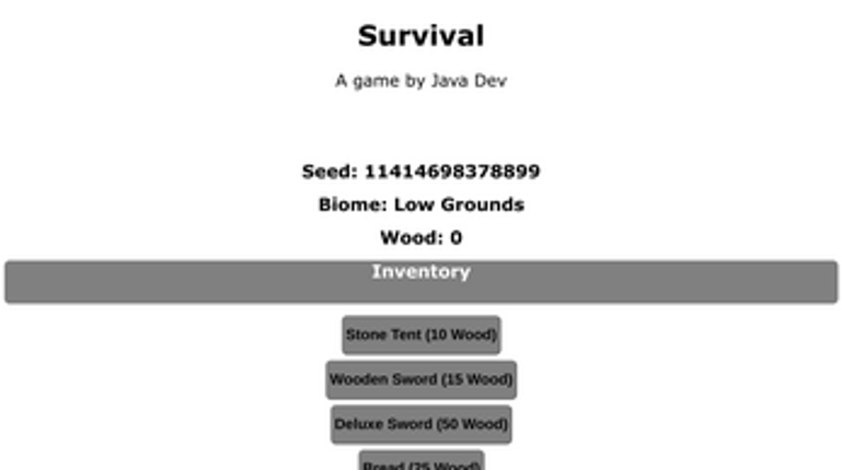 Survival screenshot