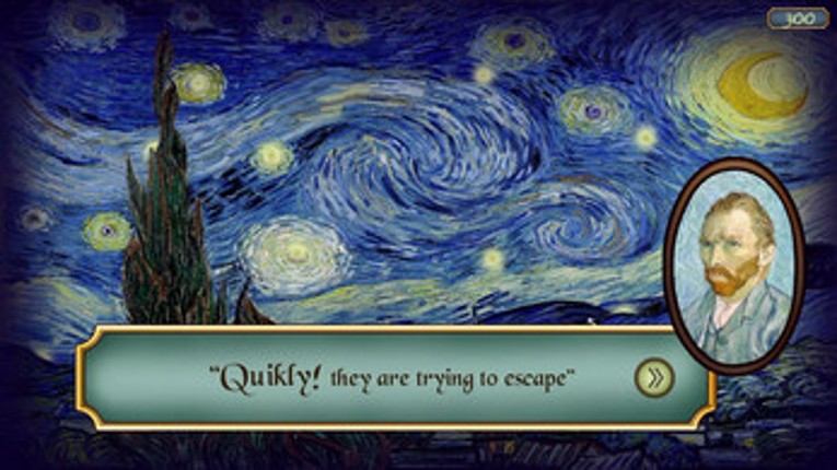 The starry night screenshot
