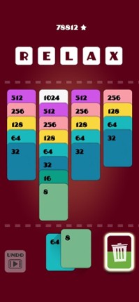 Merge Solitaire - 2048 Puzzle screenshot