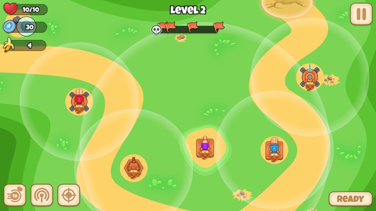 Monkey Bubble Defense screenshot