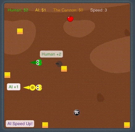 Snake Game with Two Snakes and Extra Features Image