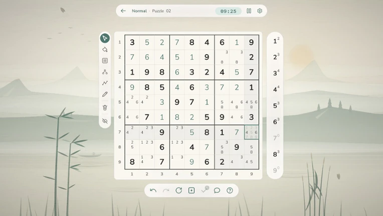 Sudoku screenshot