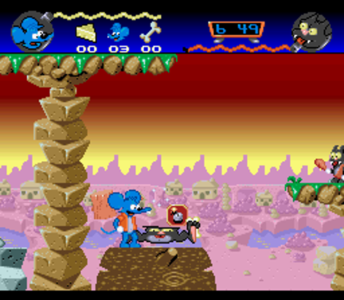 The Itchy & Scratchy Game screenshot