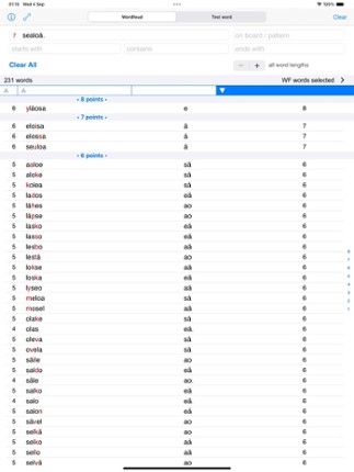 WordsFinder Wordfeud Finnish Image