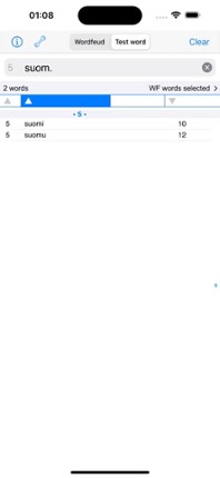 WordsFinder Wordfeud Finnish Image