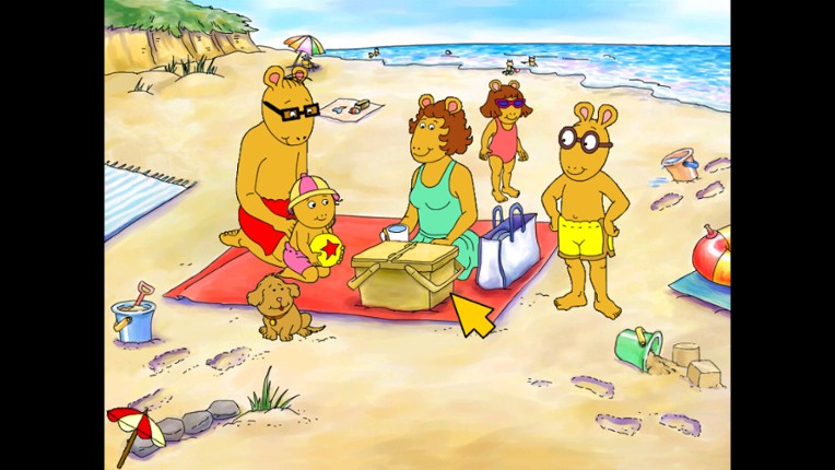 Arthur's Sand Castle Contest screenshot