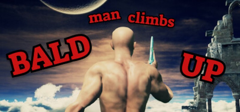 Bald Man Climbs Up Image