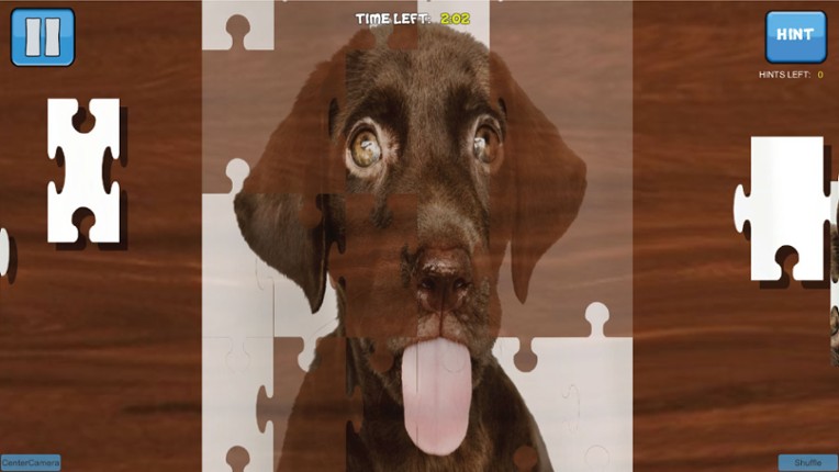 Bepuzzled Puppy Dog Jigsaw Puzzle screenshot