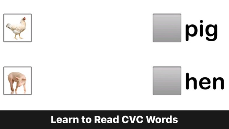 CVC Words Reader - Learn to Read 3 Letter Words screenshot