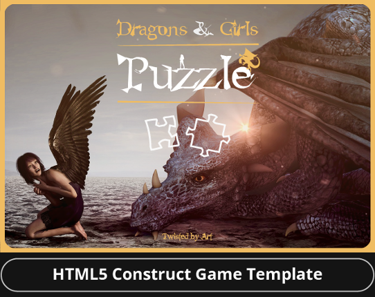 Dragons & Girls Puzzle Image