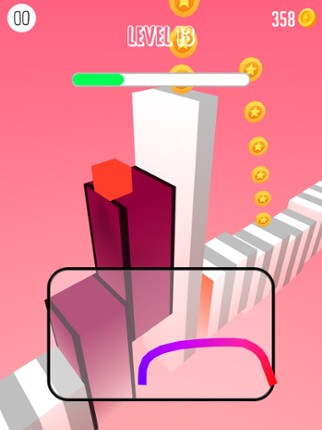 Draw Jump 3D : Bouncy Cube screenshot