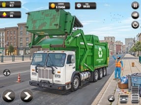 Driving Games Garbage Truck Image