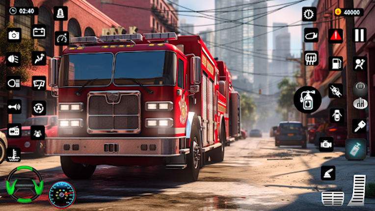 City Fire Truck Driving Games screenshot