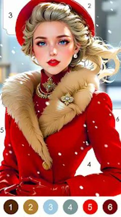 Princess Dress Coloring Game screenshot