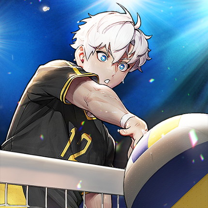 The Spike Cross - Volleyball Image