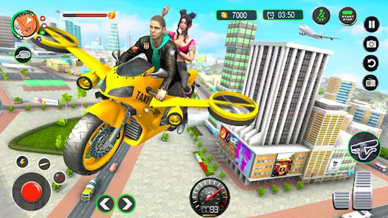 Flying Bike Driving Simulator screenshot