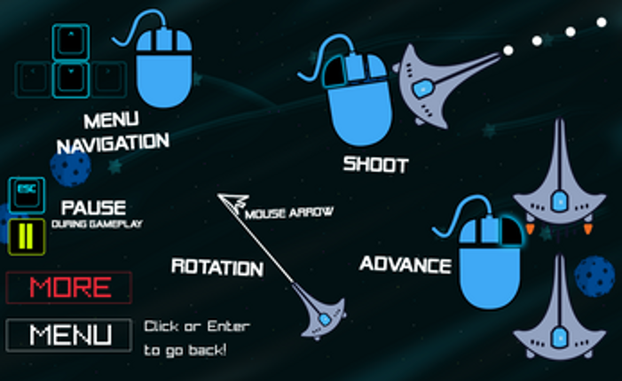 Simple! Asteroids screenshot