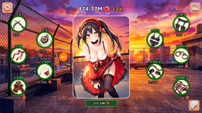 Kurumi Clicker: Nightmare Temptation [FREE EDITION]⏳❤️‍ screenshot