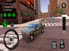 Retro Car Driving Game Image