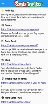 Santa Tracker Official screenshot