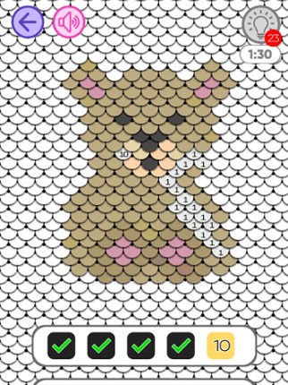 Sequin by Number Live Coloring screenshot