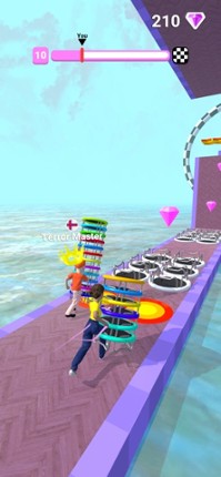 Trampoline Race screenshot