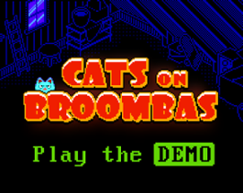 Cats on Broombas Image