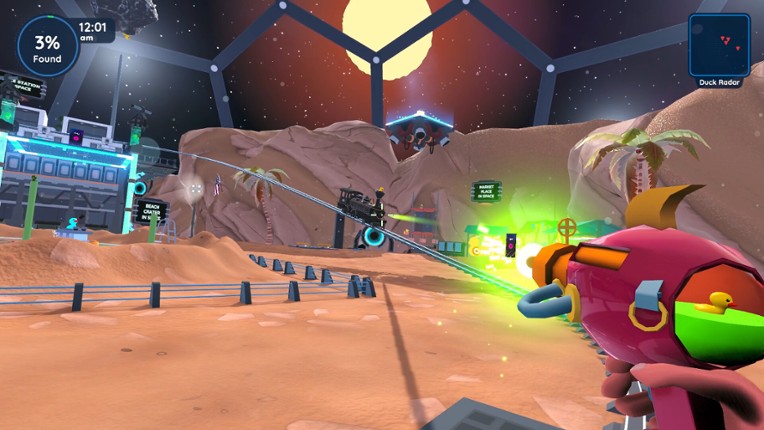 Find 100 Ducks and Blast Them...IN SPACE!!! screenshot