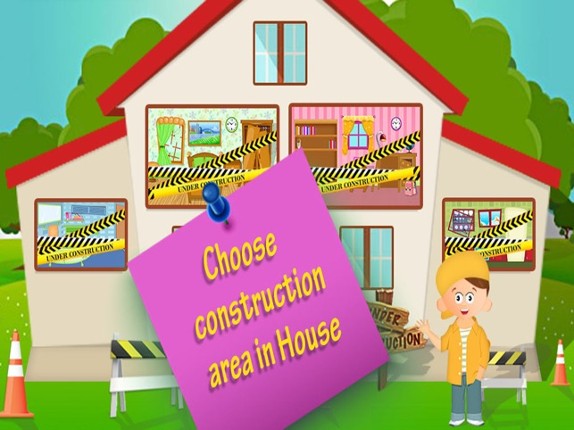 Fix It baby house - Girls House Fun, Cleaning &amp; Repariing Game screenshot