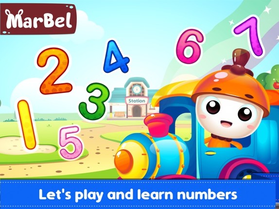 Fun Number Train Learning App screenshot