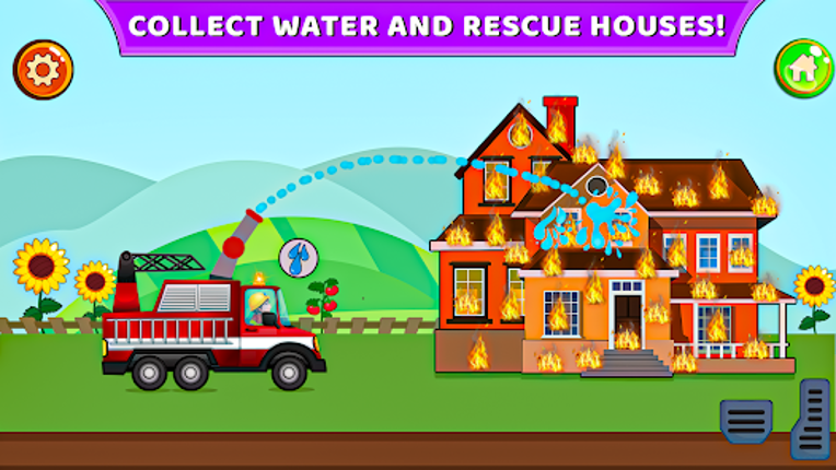 City Fire Truck Driving Games screenshot