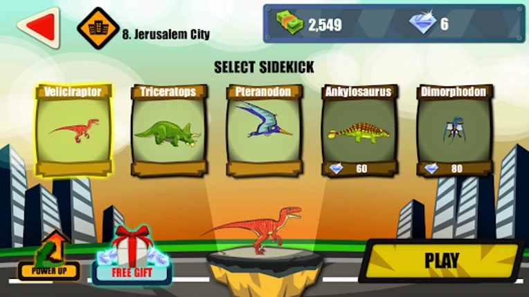 Jurassic Dinosaur City Rampage screenshot