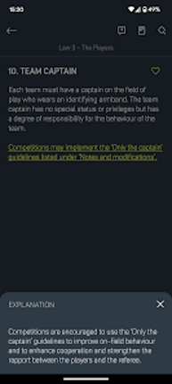 Laws of the Game screenshot