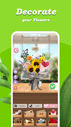 Flower Maker Game: Valentine screenshot