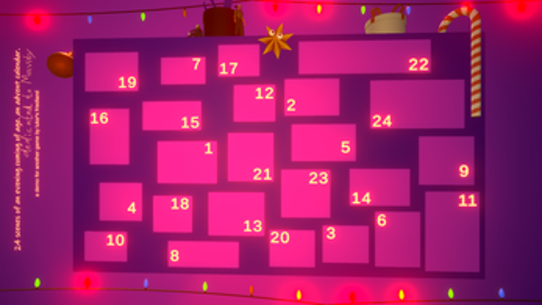 24 scenes of an evening coming of age. an advent calendar. screenshot