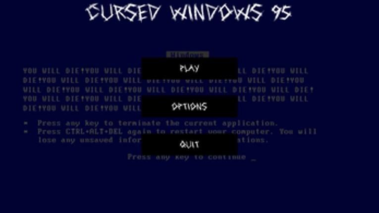 Cursed Windows 95 screenshot