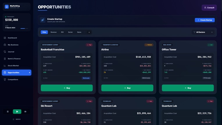 Global Business Tycoon screenshot