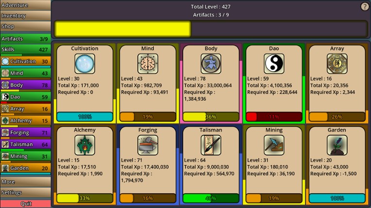 Idle Cultivation screenshot